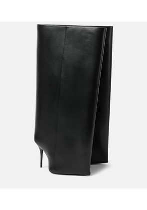 Balenciaga New Wander leather knee-high boots