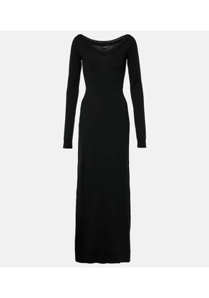 Balenciaga Wool-blend maxi dress