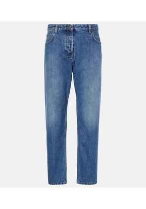 The Row Riaco mid-rise straight jeans