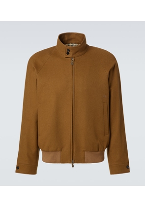 Burberry Harrington cashmere blouson jacket