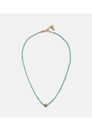 Suzanne Kalan Infinite 18kt gold necklace with apatites