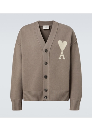 Ami Paris Ami De Cour virgin wool cardigan