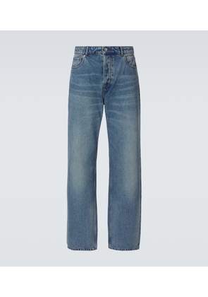 Ami Paris Mid-rise wide-leg jeans