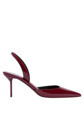 Paris Texas Ladies Rouge Noir Lidia Slingback 70 mm Heels