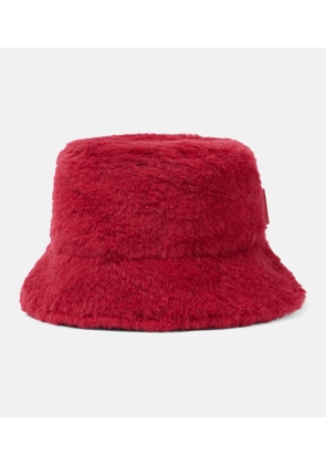 Max Mara Figura wool and silk teddy bucket hat
