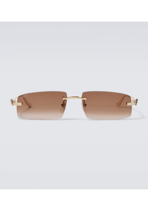 Cartier Eyewear Collection Panthere De Cartier rectangular sunglasses