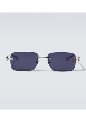 Gucci Horsebit rectangular sunglasses