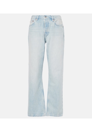 Re/Done Easy Straight cropped straight jeans