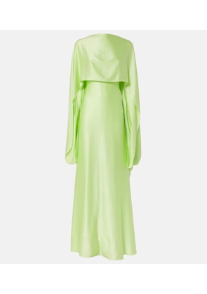Roksanda Caped satin gown