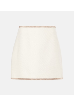 Veronica Beard Ohemia wool-blend miniskirt