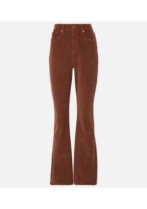 Veronica Beard Cameron cotton corduroy flared pants