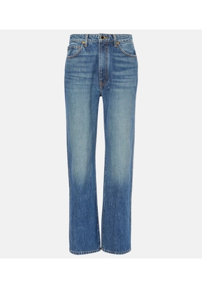 Khaite Abigail high-rise straight jeans
