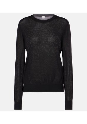 Toteme Wool and silk-blend sweater