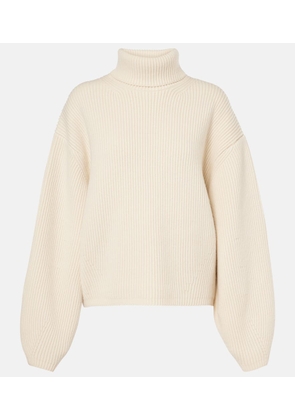 Toteme Ribbed-knit wool-blend turtleneck sweater