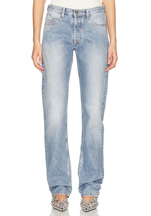 THE ATTICO Long Jeans in Sky Blue - Blue. Size 24 (also in 25, 28).