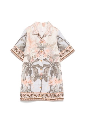 Zimmermann Kids Wylie Floral Shirt Dress