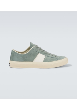 Tom Ford Cambridge leather-trimmed suede sneakers
