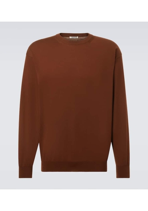 Auralee Knitted cotton sweatshirt