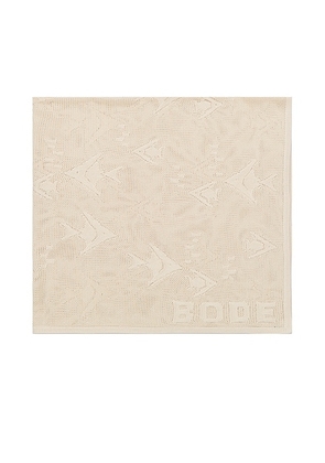 BODE Angel Fish Throw Blanket in Cream - Cream. Size all.