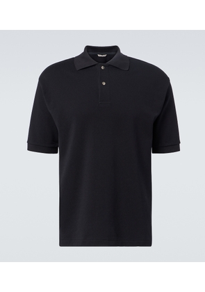 Auralee Cotton pique polo shirt