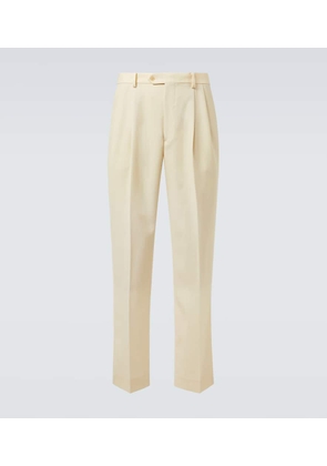 Auralee Wool and mohair straight pants