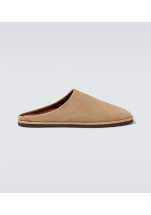 Auralee Suede mules