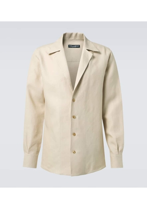 Dolce&Gabbana Linen overshirt