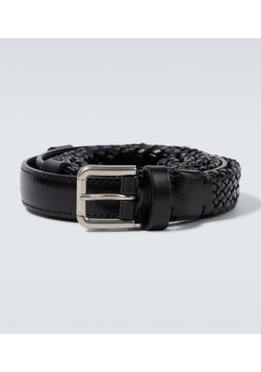 Dolce&Gabbana Braided leather belt