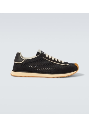 Dolce&Gabbana DG Cushion suede-trimmed sneakers