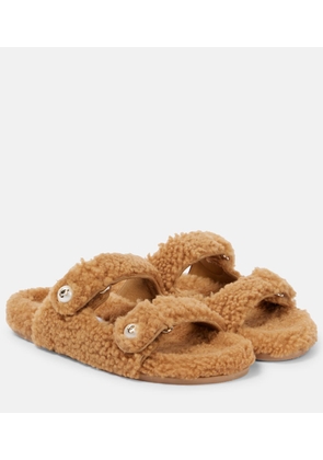 Jimmy Choo Fayence shearling sandals