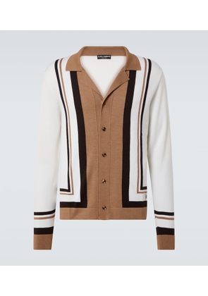Dolce&Gabbana Wool and silk jacquard cardigan