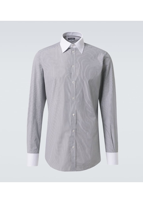 Dolce&Gabbana Striped cotton poplin shirt