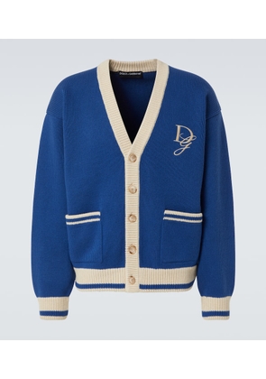 Dolce&Gabbana Embroidered virgin wool cardigan