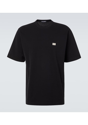 Dolce&Gabbana Logo cotton pique T-shirt