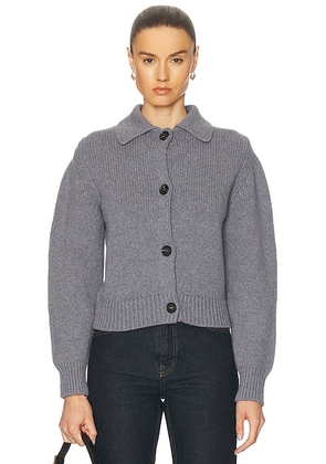 &Daughter Wool Cashmere Collared Jacket in Grey - Grey. Size L (also in ).