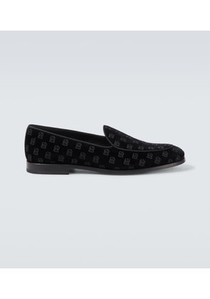 Dolce&Gabbana Vivaldi velvet loafers