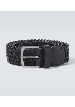 Dolce&Gabbana Braided leather belt