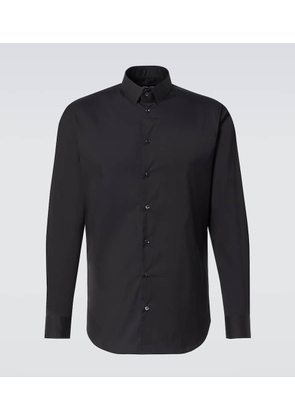 Giorgio Armani Cotton-blend poplin shirt