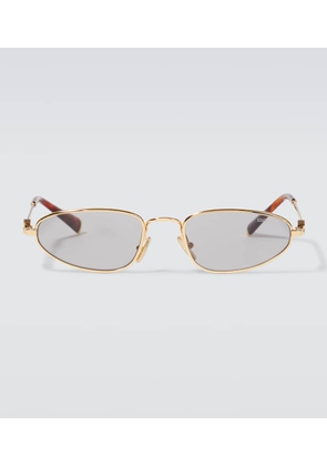 Miu Miu Miu Miu Logo oval sunglasses