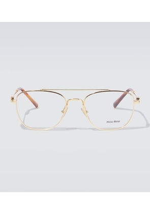 Miu Miu Aviator glasses
