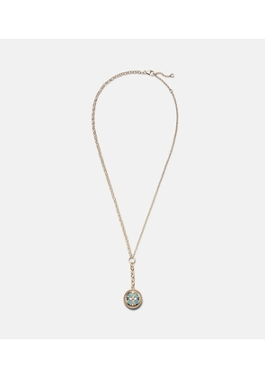 FoundRae Reverie 18kt gold pendant necklace with diamonds