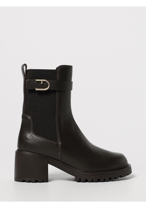 Boots FURLA Woman color Coffee
