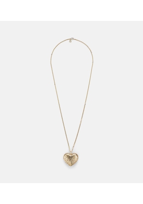 Sydney Evan Puffy Icon Wallpaper Heart 14kt gold necklace with diamonds