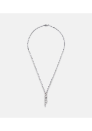 Suzanne Kalan 18kt white gold necklace with diamonds