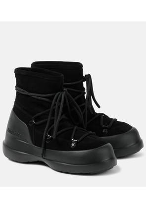 Moon Boot Luna Low suede snow boots