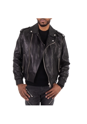 Balmain Leather Bomber Jacket