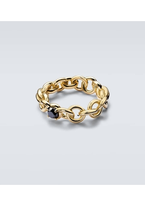 Spinelli Kilcollin Fused Serpens Large 18kt gold ring with diamond