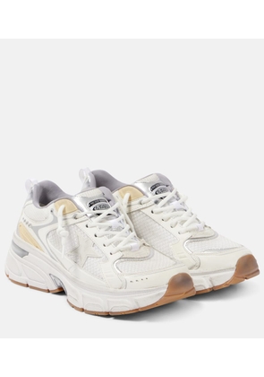 Golden Goose Lightstar leather and mesh sneakers