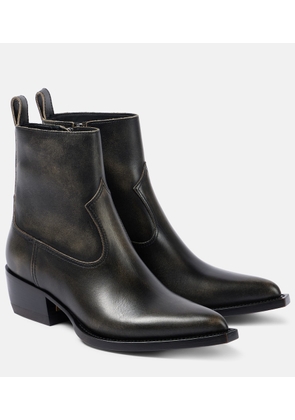 Golden Goose Leather ankle boots