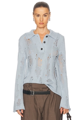 Acne Studios Kummer Top in Light Blue - Blue. Size XS (also in ).